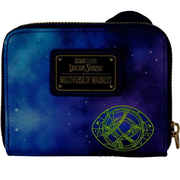 NWT Loungefly Marvel Dr Strange Multiverse Zip Around Wallet - Picture 5 of 9